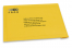 Luchtkussen enveloppen gekleurd - voorbeeld met logo op de voorzijde | Enveloppenland.be