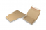 Postdozen met bovenklep en stripsluiting - 230 x 160 x 25 mm (A5), bruin | Enveloppenland.be