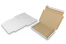Postdozen met bovenklep en stripsluiting - 310 x 220 x 25 mm (A4), wit | Enveloppenland.be