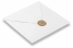 Lakzegels - Hartjes op envelop | Enveloppenland.be