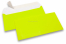 Neon enveloppen - geel, zonder venster | Enveloppenland.be