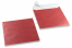 Rood gekleurde enveloppen parelmoer - 170 x 170 mm | Enveloppenland.be