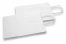 Papieren draagtassen gedraaide handgreep - wit, 220 x 100 x 310 mm, 90 gr | Enveloppenland.be