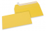110 x 220 mm - Boterbloem geel gekleurde papieren enveloppen  | Enveloppenland.be