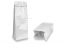 Stazakken met vlakke bodem - wit, 2000 ml / 1000 gram gemalen koffie | Enveloppenland.be