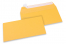 110 x 220 mm - Goudgeel gekleurde papieren enveloppen  | Enveloppenland.be