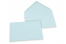 Wenskaart enveloppen gekleurd - lichtblauw, 114 x 162 mm | Enveloppenland.be