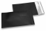 Zwart gekleurde mat metallic folie enveloppen - 114 x 162 mm | Enveloppenland.be