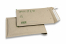 Bruine graspapieren luchtkussen enveloppen - 175 x 260 mm | Enveloppenland.be