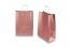 Papieren draagtassen gedraaide handgreep - metallic roze, 260 x 120 x 350 mm, 90 gr | Enveloppenland.be