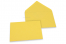 Wenskaart enveloppen gekleurd - boterbloemgeel, 114 x 162 mm | Enveloppenland.be