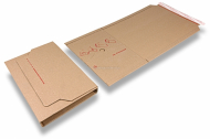 Boekverpakking Multistar wordt plat aangeleverd - bruin | Enveloppenland.be