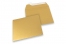 160 x 160 mm -  Goud gekleurde papieren enveloppen | Enveloppenland.be