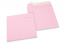 160 x 160 mm -  Lichtroze gekleurde papieren enveloppen | Enveloppenland.be