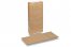 Blokbodemzakjes papier bruin - 140 x 80 x 320 mm zonder venster, 1000 ml | Enveloppenland.be
