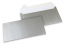 110 x 220 mm - Zilver gekleurde papieren enveloppen  | Enveloppenland.be