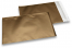 Brons gekleurde mat metallic folie enveloppen - 230 x 320 mm | Enveloppenland.be