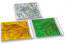 Compilatie holografisch folie enveloppen gekleurd metallic | Enveloppenland.be