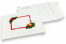 Witte kerst luchtkussen enveloppen - kerst decoratie | Enveloppenland.be