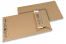 Golfkartonnen enveloppen bruin - 190 x 265 mm | Enveloppenland.be