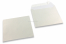 Wit gekleurde enveloppen parelmoer - 155 x 155 mm | Enveloppenland.be