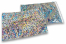 Zilver holografisch folie enveloppen gekleurd metallic - 162 x 229 mm | Enveloppenland.be