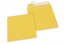 160 x 160 mm -  Boterbloem geel gekleurde papieren enveloppen | Enveloppenland.be