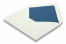 Gevoerde enveloppen ivoorwit - blauw gevoerd | Enveloppenland.be