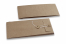 Enveloppen met Japanse sluiting - 110 x 220 x 25 mm, bruin kraft | Enveloppenland.be