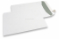 Witte papieren enveloppen, 229 x 324 mm (C4), 120 grams, stripsluiting, gewicht per stuk ca. 16 gr. | Enveloppenland.be