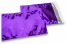 Paars gekleurde metallic folie enveloppen - 162 x 229 mm | Enveloppenland.be