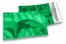 Groen gekleurde metallic folie enveloppen - 114 x 162 mm | Enveloppenland.be