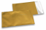 Goud gekleurde mat metallic folie enveloppen - 114 x 162 mm | Enveloppenland.be
