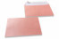 Babyroze gekleurde enveloppen parelmoer - 162 x 229 mm | Enveloppenland.be