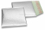 Luchtkussen enveloppen ECO metallic - zilver 165 x 165 mm | Enveloppenland.be