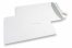 Witte papieren enveloppen, 220 x 312 mm (EA4), 120 grams, stripsluiting, gewicht per stuk ca. 18 gr. | Enveloppenland.be