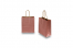 Papieren draagtassen gedraaide handgreep - metallic rood, 180 x 80 x 220 mm, 90 gr | Enveloppenland.be