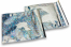 Zilver holografisch folie enveloppen gekleurd metallic - 165 x 165 mm | Enveloppenland.be