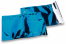 Blauw gekleurde metallic folie enveloppen - 162 x 229 mm | Enveloppenland.be