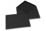 Wenskaart enveloppen gekleurd - zwart, 133 x 184 mm | Enveloppenland.be