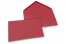 Wenskaart enveloppen gekleurd - donkerrood, 133 x 184 mm | Enveloppenland.be