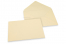 Wenskaart enveloppen gekleurd - ivoorwit, 162 x 229 mm | Enveloppenland.be