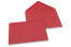Wenskaart enveloppen gekleurd - rood, 162 x 229 mm | Enveloppenland.be