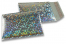 Luchtkussen enveloppen ECO metallic - zilver holografisch 180 x 250 mm | Enveloppenland.be