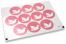 Sluitzegels doop - Roze met witte duif | Enveloppenland.be