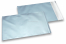 IJsblauw gekleurde mat metallic folie enveloppen - 180 x 250 mm | Enveloppenland.be