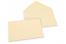 Wenskaart enveloppen gekleurd - ivoorwit, 133 x 184 mm | Enveloppenland.be