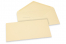 Wenskaart enveloppen gekleurd - ivoorwit, 110 x 220 mm | Enveloppenland.be