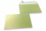Lime groen gekleurde enveloppen parelmoer - 162 x 229 mm | Enveloppenland.be
