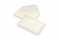 Rouwkaart enveloppen - Crème + dubbele rand, 120 x 185 mm | Enveloppenland.be